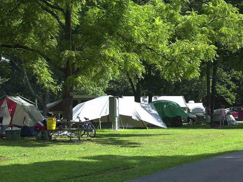 Camping at Rocky Fork State Park Visitors Bureau of Highland County